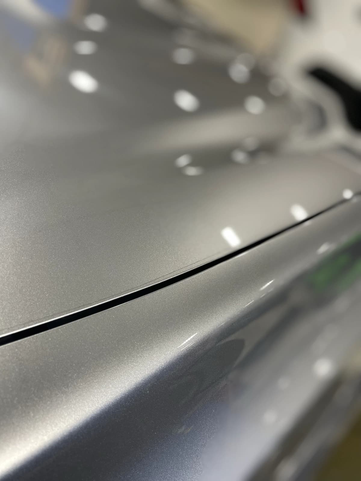 Leather conditioning applied to driver seat